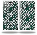 Locknodes 03 Hunter Green - Decal Style Skin (fits Nokia Lumia 928)