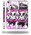 Cartoon Skull Pink - Decal Style Vinyl Skin (fits Apple Original iPhone 5, NOT the iPhone 5C or 5S)