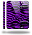 Purple Zebra - Decal Style Vinyl Skin (fits Apple Original iPhone 5, NOT the iPhone 5C or 5S)