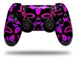 WraptorSkinz Skin compatible with Sony PS4 Dualshock Controller PlayStation 4 Original Slim and Pro Pink Floral (CONTROLLER NOT INCLUDED)