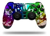 WraptorSkinz Skin compatible with Sony PS4 Dualshock Controller PlayStation 4 Original Slim and Pro Rainbow Graffiti (CONTROLLER NOT INCLUDED)