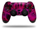 WraptorSkinz Skin compatible with Sony PS4 Dualshock Controller PlayStation 4 Original Slim and Pro Pink Distressed Leopard (CONTROLLER NOT INCLUDED)