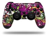 WraptorSkinz Skin compatible with Sony PS4 Dualshock Controller PlayStation 4 Original Slim and Pro Grungy Flower Bouquet (CONTROLLER NOT INCLUDED)