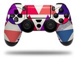 WraptorSkinz Skin compatible with Sony PS4 Dualshock Controller PlayStation 4 Original Slim and Pro Triangles Berries (CONTROLLER NOT INCLUDED)