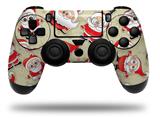 WraptorSkinz Skin compatible with Sony PS4 Dualshock Controller PlayStation 4 Original Slim and Pro Lots of Santas (CONTROLLER NOT INCLUDED)