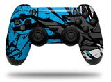 WraptorSkinz Skin compatible with Sony PS4 Dualshock Controller PlayStation 4 Original Slim and Pro Baja 0040 Blue Medium (CONTROLLER NOT INCLUDED)