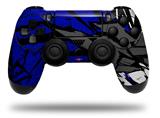 WraptorSkinz Skin compatible with Sony PS4 Dualshock Controller PlayStation 4 Original Slim and Pro Baja 0040 Blue Royal (CONTROLLER NOT INCLUDED)