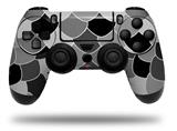 WraptorSkinz Skin compatible with Sony PS4 Dualshock Controller PlayStation 4 Original Slim and Pro Scales Black (CONTROLLER NOT INCLUDED)