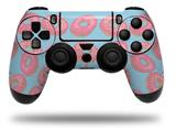 WraptorSkinz Skin compatible with Sony PS4 Dualshock Controller PlayStation 4 Original Slim and Pro Donuts Blue (CONTROLLER NOT INCLUDED)