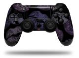 WraptorSkinz Skin compatible with Sony PS4 Dualshock Controller PlayStation 4 Original Slim and Pro Purple And Black Lips (CONTROLLER NOT INCLUDED)