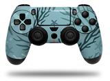 WraptorSkinz Skin compatible with Sony PS4 Dualshock Controller PlayStation 4 Original Slim and Pro Sea Blue (CONTROLLER NOT INCLUDED)