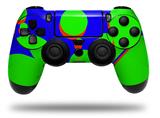 WraptorSkinz Skin compatible with Sony PS4 Dualshock Controller PlayStation 4 Original Slim and Pro Drip Blue Green Red (CONTROLLER NOT INCLUDED)
