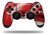 WraptorSkinz Skin compatible with Sony PS4 Dualshock Controller PlayStation 4 Original Slim and Pro Paint Blend Red (CONTROLLER NOT INCLUDED)