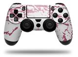 WraptorSkinz Skin compatible with Sony PS4 Dualshock Controller PlayStation 4 Original Slim and Pro Pink and White Gilded Marble (CONTROLLER NOT INCLUDED)