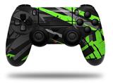 WraptorSkinz Skin compatible with Sony PS4 Dualshock Controller PlayStation 4 Original Slim and Pro Baja 0014 Neon Green (CONTROLLER NOT INCLUDED)
