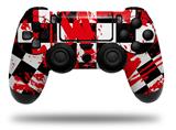 WraptorSkinz Skin compatible with Sony PS4 Dualshock Controller PlayStation 4 Original Slim and Pro Checkerboard Splatter (CONTROLLER NOT INCLUDED)