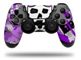 WraptorSkinz Skin compatible with Sony PS4 Dualshock Controller PlayStation 4 Original Slim and Pro Purple Princess Skull (CONTROLLER NOT INCLUDED)