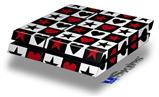 Vinyl Decal Skin Wrap compatible with Sony PlayStation 4 Original Console Hearts and Stars Red (PS4 NOT INCLUDED)