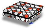 Vinyl Decal Skin Wrap compatible with Sony PlayStation 4 Original Console Locknodes 05 Red (PS4 NOT INCLUDED)