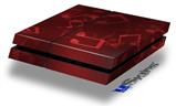 Vinyl Decal Skin Wrap compatible with Sony PlayStation 4 Original Console Bokeh Music Red (PS4 NOT INCLUDED)