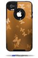 Bokeh Butterflies Orange - Decal Style Vinyl Skin fits Otterbox Commuter iPhone4/4s Case (CASE SOLD SEPARATELY)