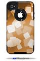 Bokeh Squared Orange - Decal Style Vinyl Skin fits Otterbox Commuter iPhone4/4s Case (CASE SOLD SEPARATELY)