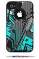 Baja 0032 Neon Teal - Decal Style Vinyl Skin fits Otterbox Commuter iPhone4/4s Case (CASE SOLD SEPARATELY)