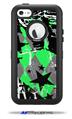 SceneKid Green - Decal Style Vinyl Skin fits Otterbox Defender iPhone 5C Case (CASE SOLD SEPARATELY)