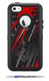 Baja 0014 Red - Decal Style Vinyl Skin fits Otterbox Defender iPhone 5C Case (CASE SOLD SEPARATELY)