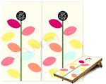 Cornhole Game Board Vinyl Skin Wrap Kit - Plain Leaves fits 24x48 game boards (GAMEBOARDS NOT INCLUDED)