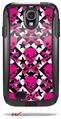 Pink Skulls and Stars - Decal Style Vinyl Skin fits Otterbox Commuter Case for Samsung Galaxy S4 (CASE SOLD SEPARATELY)