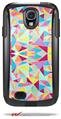 Brushed Geometric Vertical - Decal Style Vinyl Skin fits Otterbox Commuter Case for Samsung Galaxy S4 (CASE SOLD SEPARATELY)