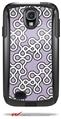 Locknodes 03 Lavender - Decal Style Vinyl Skin fits Otterbox Commuter Case for Samsung Galaxy S4 (CASE SOLD SEPARATELY)