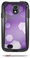 Bokeh Hex Purple - Decal Style Vinyl Skin fits Otterbox Commuter Case for Samsung Galaxy S4 (CASE SOLD SEPARATELY)