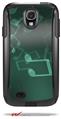 Bokeh Music Seafoam Green - Decal Style Vinyl Skin fits Otterbox Commuter Case for Samsung Galaxy S4 (CASE SOLD SEPARATELY)