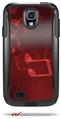 Bokeh Music Red - Decal Style Vinyl Skin fits Otterbox Commuter Case for Samsung Galaxy S4 (CASE SOLD SEPARATELY)