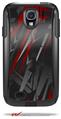 Baja 0014 Red Dark - Decal Style Vinyl Skin fits Otterbox Commuter Case for Samsung Galaxy S4 (CASE SOLD SEPARATELY)