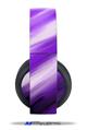 Vinyl Decal Skin Wrap compatible with Original Sony PlayStation 4 Gold Wireless Headphones Paint Blend Purple (PS4 HEADPHONES  NOT INCLUDED)