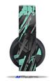 Vinyl Decal Skin Wrap compatible with Original Sony PlayStation 4 Gold Wireless Headphones Baja 0014 Seafoam Green (PS4 HEADPHONES  NOT INCLUDED)