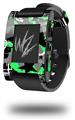 SceneKid Green - Decal Style Skin fits original Pebble Smart Watch (WATCH SOLD SEPARATELY)