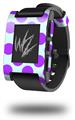 Kearas Polka Dots Purple And Blue - Decal Style Skin fits original Pebble Smart Watch (WATCH SOLD SEPARATELY)