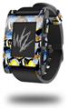 Tropical Fish 01 Black - Decal Style Skin fits original Pebble Smart Watch (WATCH SOLD SEPARATELY)