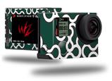 Locknodes 03 Hunter Green - Decal Style Skin fits GoPro Hero 4 Silver Camera (GOPRO SOLD SEPARATELY)