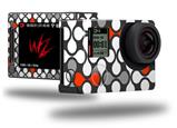 Locknodes 05 Red - Decal Style Skin fits GoPro Hero 4 Silver Camera (GOPRO SOLD SEPARATELY)