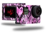 Scene Kid Sketches Pink - Decal Style Skin fits GoPro Hero 4 Silver Camera (GOPRO SOLD SEPARATELY)