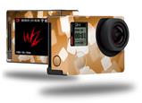 Bokeh Squared Orange - Decal Style Skin fits GoPro Hero 4 Silver Camera (GOPRO SOLD SEPARATELY)