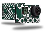 Locknodes 03 Hunter Green - Decal Style Skin fits GoPro Hero 4 Black Camera (GOPRO SOLD SEPARATELY)