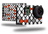 Locknodes 05 Red - Decal Style Skin fits GoPro Hero 4 Black Camera (GOPRO SOLD SEPARATELY)