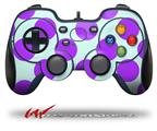 Kearas Polka Dots Purple And Blue - Decal Style Skin fits Logitech F310 Gamepad Controller (CONTROLLER SOLD SEPARATELY)
