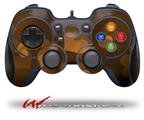 Bokeh Hearts Orange - Decal Style Skin fits Logitech F310 Gamepad Controller (CONTROLLER SOLD SEPARATELY)